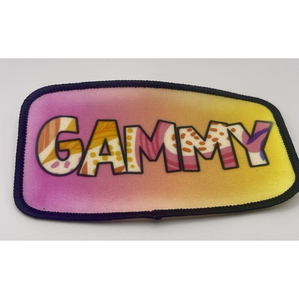 Gammy Iron On Trucker Cap Patch Or Jacket Patch